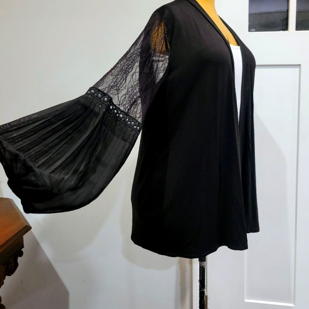 NWT 2X Belldini Viscose/Lace/Chiffon Dress Jacket